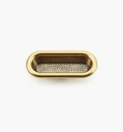 00A9261 - 60mm x 26mm Burnished Bronze Cup Pull