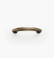 00W2052 - Small Antique Brass Cast Brass Handle