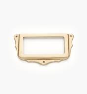 01A5763 - Polished Brass Card Frame