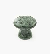 00W4051 - Bouton en marbre, vert, 34 mm x 30 mm