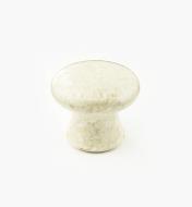 00W4052 - Bouton en marbre, sable, 34 mm x 30 mm