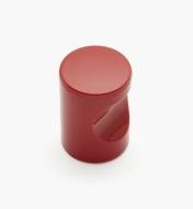 01W4525 - Bouton à encoche, rouge, 20 mm x 1 11/16 po