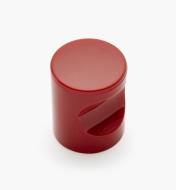 01W4535 - Bouton à encoche, rouge, 23 mm x 1 11/16 po