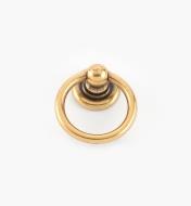 01X4065 - Poignée à anneau simple, fini bronze bruni, 43 mm x 34 mm