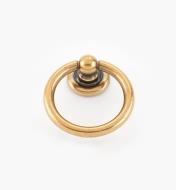01X4066 - Poignée à anneau simple, fini bronze bruni, 51 mm x 43 mm