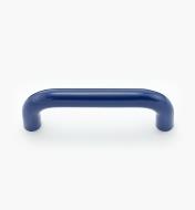 00W3916 - Petite poignée-fil en plastique, bleu arc-en-ciel, 2 7/8 po