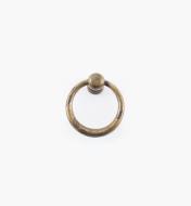 01A2322 - Poignée à anneau fuselé simple, 33 mm x 36 mm