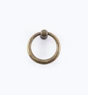 01A2323 - Poignée à anneau fuselé simple, 40 mm x 42 mm
