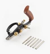 05P5851 - Veritas LH Small Plow Plane with 6 Standard Blades (4mm, 5mm, 6mm, 7mm, 8mm, 10mm)