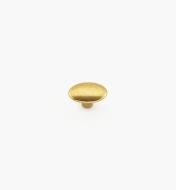 00A7160 - Bouton ovale de 30 mm x 19 mm, fini bronze bruni