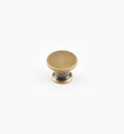 01A0213 - 13mm x 10mmAntique Brass Plain Knob