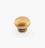 01A0625 - 25mm x 22mm Antique Brass Knob