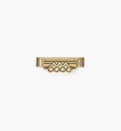 01A3019 - 3 15/16" (64mm) Lattice and Bead Cup Pull