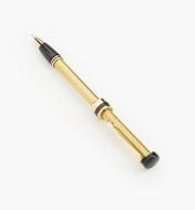 88K7814 - Flat-Top Double Twist Pencil, Gold