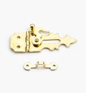 00D4210 - 16mm x 43mm Brass Plated Hasp