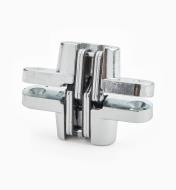 00H0216 - 2 3/4" Satin Chrome SOSS  Invisible Hinges, each