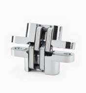 00H0218 - 4 5/8" Satin Chrome SOSS  Invisible Hinges, each