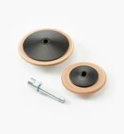 68M0143 - Tormek Profiled Leather Honing Wheel Set