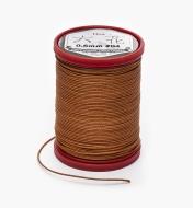 97K0913 - 0.6mm Brown Waxed Linen Thread
