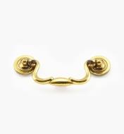 03W2848 - Antique Brass Traditional Bail Pull
