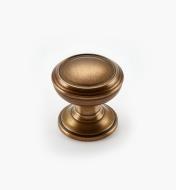 02A1692 - Revitalize Gilded Bronze 1 1/4" Plain Round Knob, each