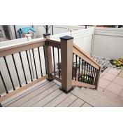 Example of deck built with the Titan Snap 'N Lock Baluster System