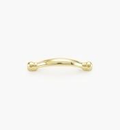 02A3111 - Bright Brass Traditional Handle 3 3/8" (3")