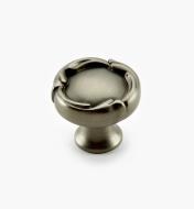 02A5260 - 1 1/4" x 1 1/8" Antique Nickel Round Knob