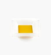 00W5442 - Poignée carrée, 32 mm, série Bungee, jaune