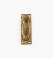 01A2801 - 3 1/8" Solid Brass Recessed Pull