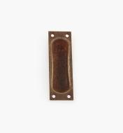 01A2920 - 3 1/8" Steel Plate Recessed Pull