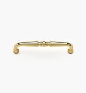 01W8002 - Polished Brass Suite - 3 1/2" Cast Bead Handle