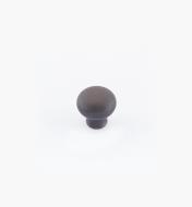 02W1441 - Bouton bombé en laiton de 1/2 po × 1/2 po, fini vieux bronze
