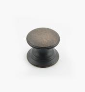 02W1448 - Bouton rond de 1 po x 7/8 po, série Vieux Bronze, laiton
