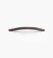 02W1655 - Weathered Bronze Suite - 128mm Forged Brass Smooth Arch Handle