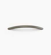 02W1665 - Pewter Suite - 128mm Forged Brass Smooth Arch Handle