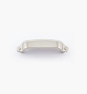 02W1829 - 3 7/8" Dull Nickel Rectangle Cup Pull (3")