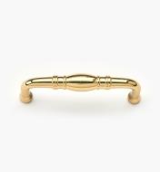02W2644 - Polished Brass Suite - 3" Turned Handle