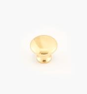 02W2709 - Polished Brass Suite - 3/4" x 5/8" Round Brass Knob