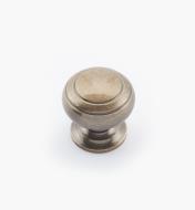 02W3225 - Antique Brass Suite - 1" x 1" Turned Brass Ring Knob