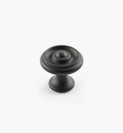 02W3240 - Oil-Rubbed Bronze Suite - 1" x 7/8" Turned Brass Raised Knob