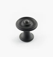 02W3241 - Oil-Rubbed Bronze Suite - 1 1/8" x 1 1/8" Turned Brass Raised Knob