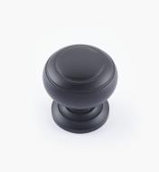 02W3246 - Oil-Rubbed Bronze Suite - 1 1/4" x 1 1/4" Turned Brass Ring Knob