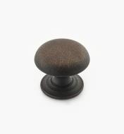 02W3268 - Weathered Bronze Suite - 1 1/4" x 1 1/16" Turned Brass Dome Knob