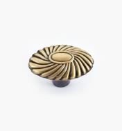 02W3443 - Orchid Brushed Antique Brass Knob