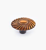 02W3445 - Orchid Brushed Antique Copper Knob