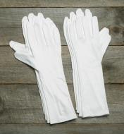 Sous-gants en coton extralongs