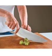 Chopping celery with a Güde Chef's Knife