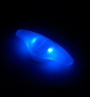 SpokeLit Wheel Light glowing blue