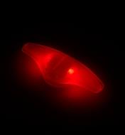 SpokeLit Wheel Light glowing red